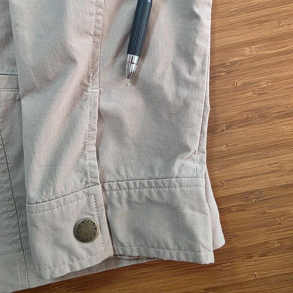 Orvis Blazer  Tan, Lightweight Snap Front Barn Coat Classic Style, Women's L - Picture 8 of 11
